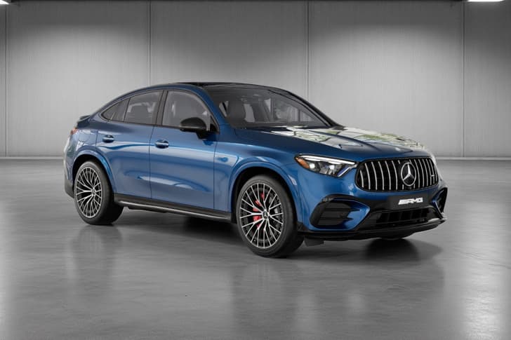 Mercedes Benz Glc Coupe Color Spectral Blue